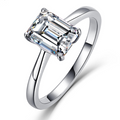 The Celine Emerald-Cut Solitaire Ring