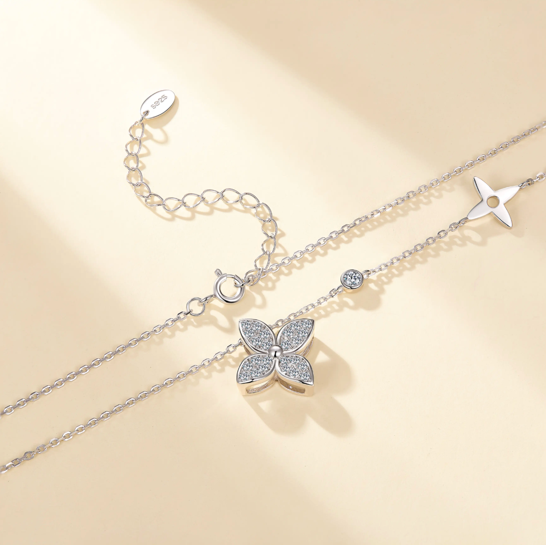 The Fleur Asymmetric Station Necklace