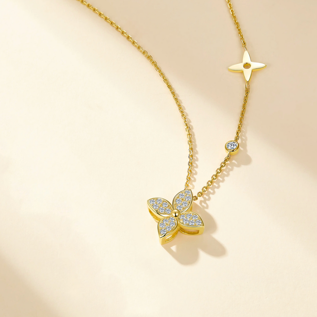 The Fleur Asymmetric Station Necklace