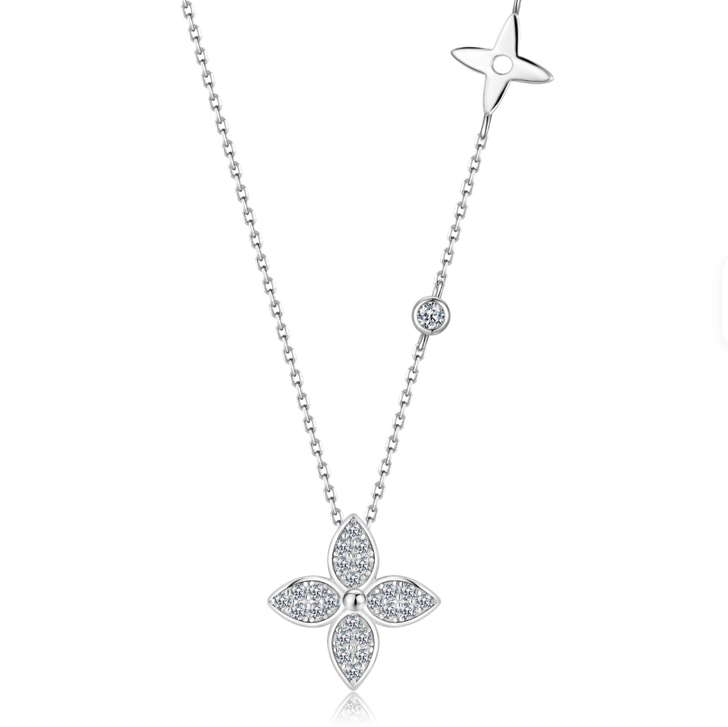 The Fleur Asymmetric Station Necklace