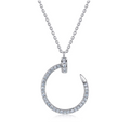 The Vivien Curved Nail Pendant
