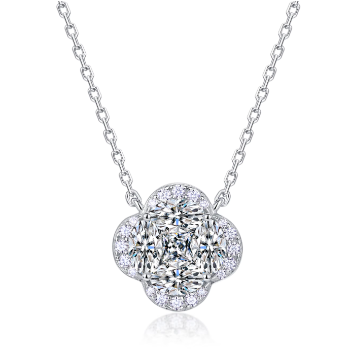 The Clover Composite Halo Pendant