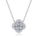 The Clover Composite Halo Pendant